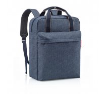 Reisenthel Allday Backpack M Harringbone Dark Blue 30x39x13 cm