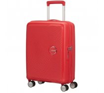 American Tourister Soundbox Bőrönd Coral Red 40x55x20/23 cm