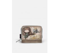 Anekke Real Cipzáras Pénztárca 10x9x3cm