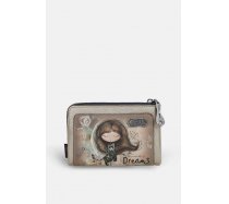 Anekke Real Cipzáras/Patentos Pénztárca 15x10x3cm